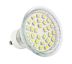 LED ŽIAROVKA OBJÍMKA GU10 - 30 LED SMD 3528 (230V) TEPLÁ BIELA