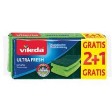 Ultra Fresh špongia vysoká 2+1ks VILEDA