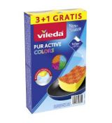 Pur Active Colors špongia 3+1ks VILEDA