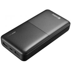 Sandberg Saver Powerbank 20000 mAh, 2x USB-A, čierny