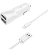 FIXCC15-2UL-WH autonabíjačka USB/Lightn